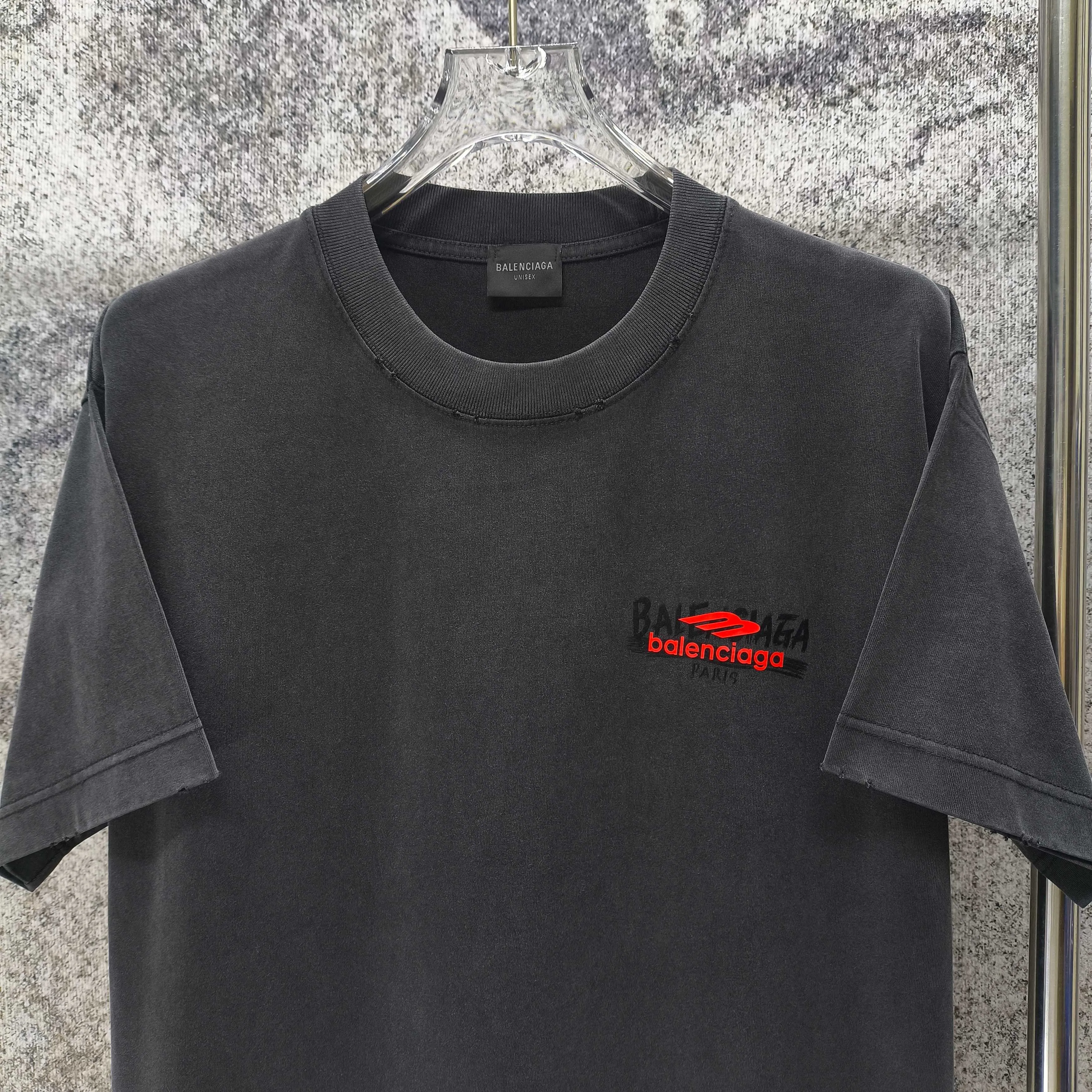 BAL* 2026 New Arrival 320g logo t Same Style Size S M L XL XXL Black White